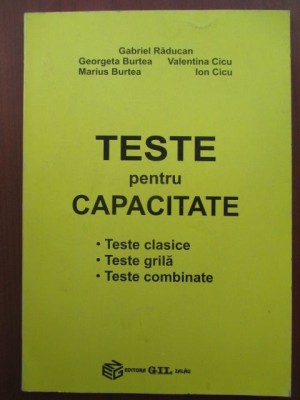 Teste pentru capacitate foto