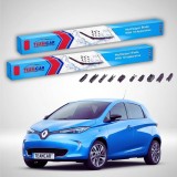 Cumpara ieftin Ștergătoare Renault Zoe Hatchback 2013-prezent | Set Față Flat Premium &ndash; TeamCar&reg;