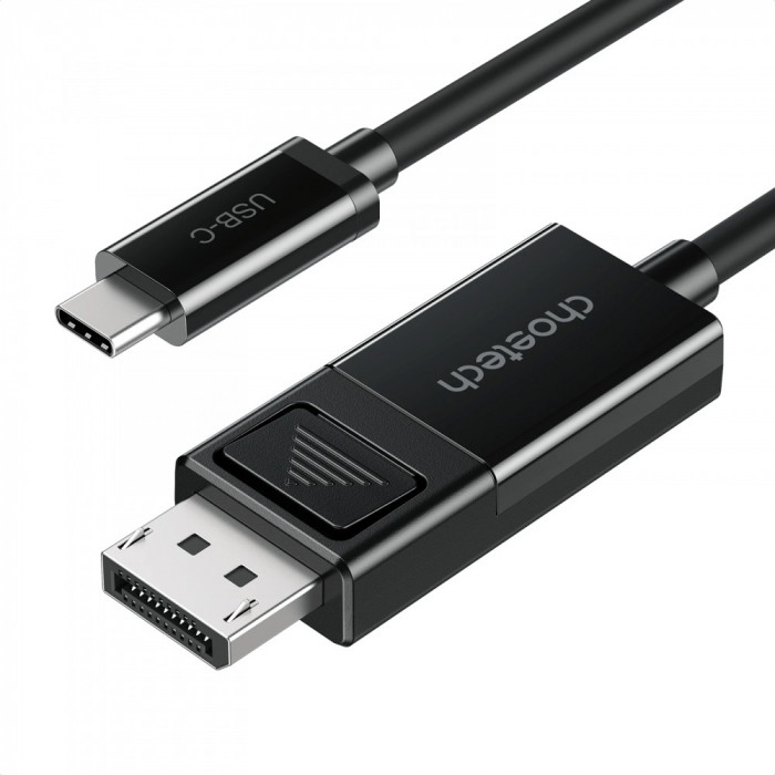 Cablu USB type C - DisplayPort 1.8m negru Choetech XCP-1803