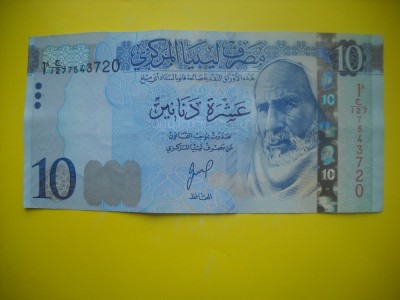 HOPCT LIBIA / LIBYA 10 DINARS [ 2 ] foto