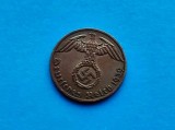 1 Pfennig 1939 lit. F -Germania-stare buna-patina-