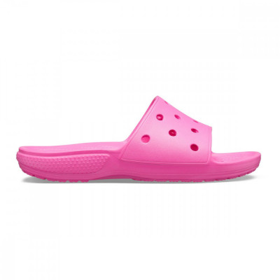 Papuci Classic Crocs Slide Iconic Crocs Comfort Roz - Electric Pink foto