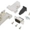 Conector D-Sub 9 pini, tată, 45&deg;