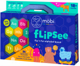 Tabla alfabet piese din silicon si ilustratii Flipsee - Limba engleza, Mobi