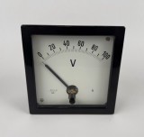 Aparat de masura - Voltmetru din bachelită Siemens 0 - 100 volți