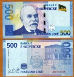 Albania 500 Leke 2020 (2022) P#77 UNC - Bancnota Albaneza Noua