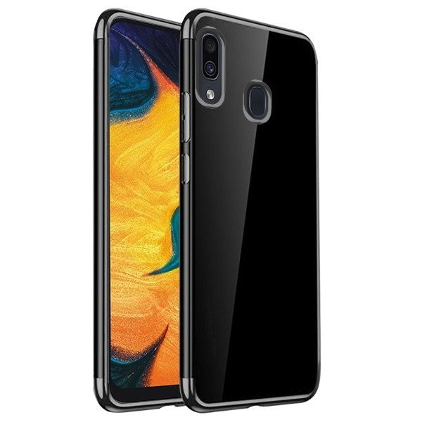 Husa SAMSUNG Galaxy A30 / A20 - Plating Soft (Negru)
