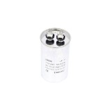 Condensator din Aluminiu ELS-CBB65-45, Tensiune 370 V, 45 uF, Forma Cilindru, Argintiu
