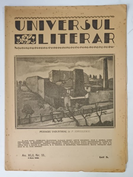 UNIVERSUL LITERAR , No. 18 , 1926