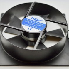 Cooler Ventilator Metalic Patrat Rotund 220V 0.30A 54W 200x200x60mm 14H011 XXM foto