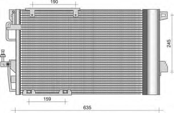 MTR 12133759 Condensator, climatizare
