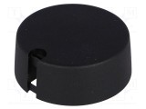 Buton rotativ cu indicator plastic &Oslash;6,35mm &Oslash;40x16mm A10 - OKW