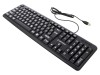 Tastatura Gembird KB-US-103 USB cu fir, US layout, Negru, Litere mari, 1.5m cablu