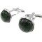 Butoni camasa cu rubin-zoisit natural 12 mm