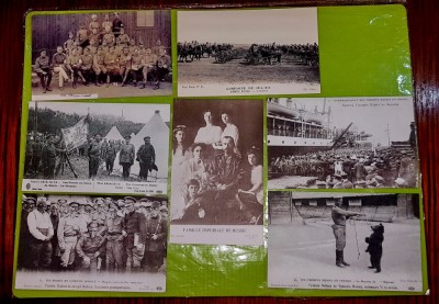 D574-Carti Postale militare armata rusa in Franta reproduceri noi primul razboi. foto