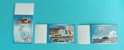 TIMBRE ROMANIA 2005 L.P.1697 EVENIMENTE ONU MNH foto