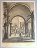 Dionigi Valesi după Francesco Guardi "Marco Corner Senatore" gravura cca 1770&ndash;1777