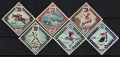 MONACO 1960 - Jocuri olimpice vara si iarna / serie completa MNH foto