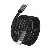 Cablu Date si Incarcare USB-C - USB-C Borofone BX124 Peace, 30W, 1m, Negru