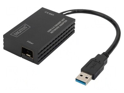 Adaptor USB-Fast Ethernet SFP x2 foto