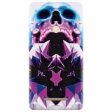 Husa silicon pentru Xiaomi Remdi Note 3, Abstract Framed Skull