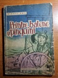 carte pentru copii - printre balene si pinguini - din anul 1963