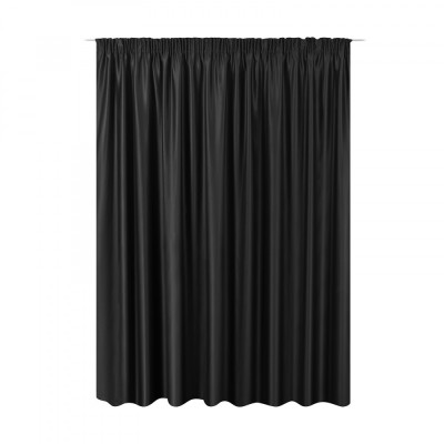 Draperie cu rejansa Jemidi, 300 x 245 cm, Negru, Poliester, 55276.01.02 foto