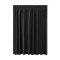 Draperie cu rejansa Jemidi, 300 x 245 cm, Negru, Poliester, 55276.01.02