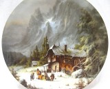 FARFURIE DECORATIVA PORTELAN BRADEX EDITIE LIMITATA VIZITA NEGUSTORULUI AMBULANT DE LUDWIG MUNINGER