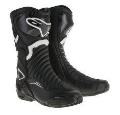 Cizme moto Alpinestars Smx-6 V2, negru/alb, marime 43 foto