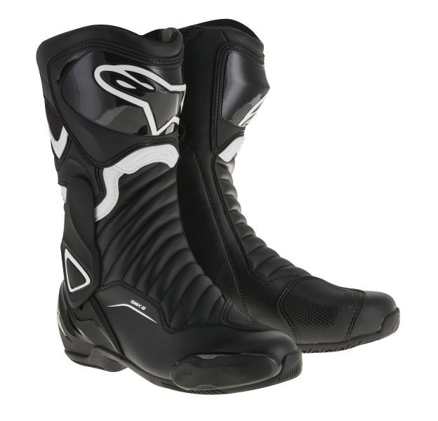 Cizme moto Alpinestars Smx-6 V2, negru/alb, marime 45