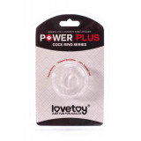 Inel Penis Power Plus Cockring 8, Transparent