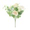 Buchet flori artificiale BH801, alb, 27 cm