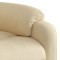 Fotoliu rabatabil electric, crem, material textil - 11