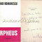 Orpheus - Ioanid Romanescu - Cu Dedicatie Si Autograf Din Partea Autorului
