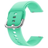 Cumpara ieftin Curea silicon, compatibila Huawei Watch GT 3 42mm, telescoape Quick Release, Seafoam Green