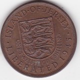 Jersey 1/12 shilling - George VI, inscriptie LIBERATED 1945