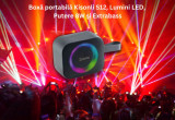 Boxă portabilă, Putere 8W, LED, Autonomie 6-8 ore, Extrabass și Cinematic Sound