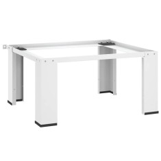 vidaXL Suport pentru mașina de spălat, alb 50447