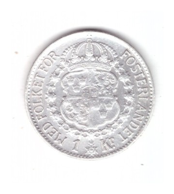 Moneda Suedia 1 krona /corona 1939, stare buna, curata foto