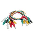 Cleme crocodili mini set 10buc/set cablu 37cm, Generic