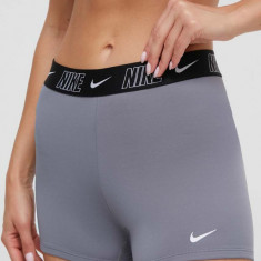 Nike pantaloni scurti de baie Logo Tape culoarea gri