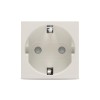 Moda Voice, priza Schuko protectie copii 2M, bej mat, Elbi