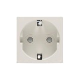 Moda Voice, priza Schuko protectie copii 2M, bej mat, Elbi