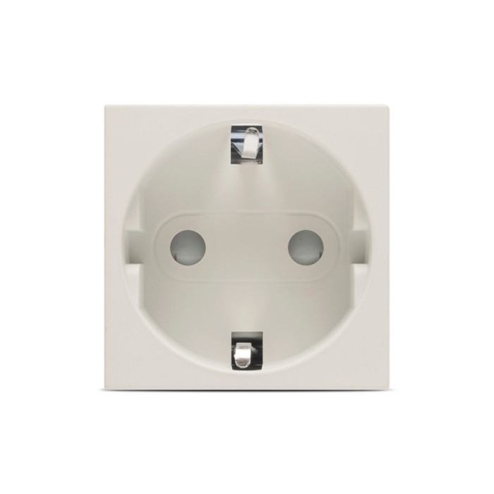 Moda Voice, priza Schuko protectie copii 2M, bej mat, Elbi