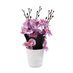 Ghiveci Cu Flori Artificiale, Orchid, Roz, 28cm ComfortTravel Luggage foto