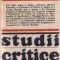 Studii critice (Sanctis)