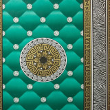 Cumpara ieftin Tapet Versace K, auriu, verde, dormitor, living, 1430