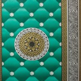 Cumpara ieftin Tapet Versace Kontinent, auriu, verde, dormitor, living, 1430
