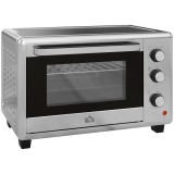 HOMCOM Mini Cuptor Electric cu Convectie 30L pentru Bucătărie Blat Temperatură Ajustabilă 1600W Accesorii Incluse | Aosom Romania